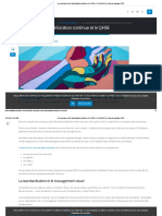 Les synergies entre l’amélioration continue et le QHSE – QUALIBLOG _ Le blog du manager QSE