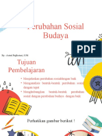 Perubahan Sosial Budaya