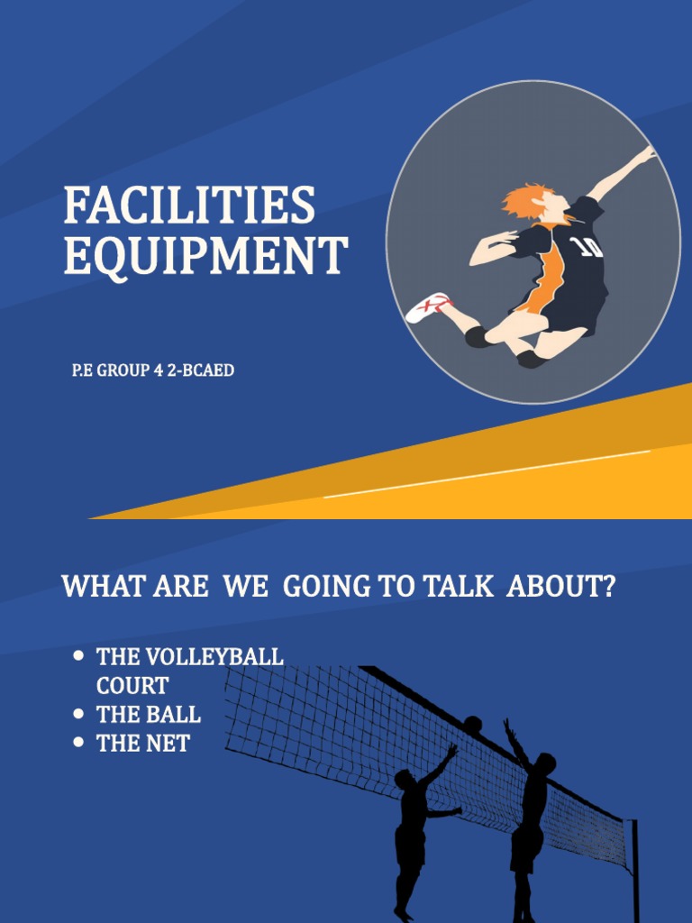 Facilities Equipment PDF Volleyball Sports
