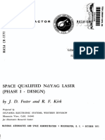 Space Qualified Nd:Yag Laser (Phase I Design) : Foster and