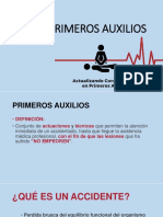 Primeros auxilios: claves para emergencias