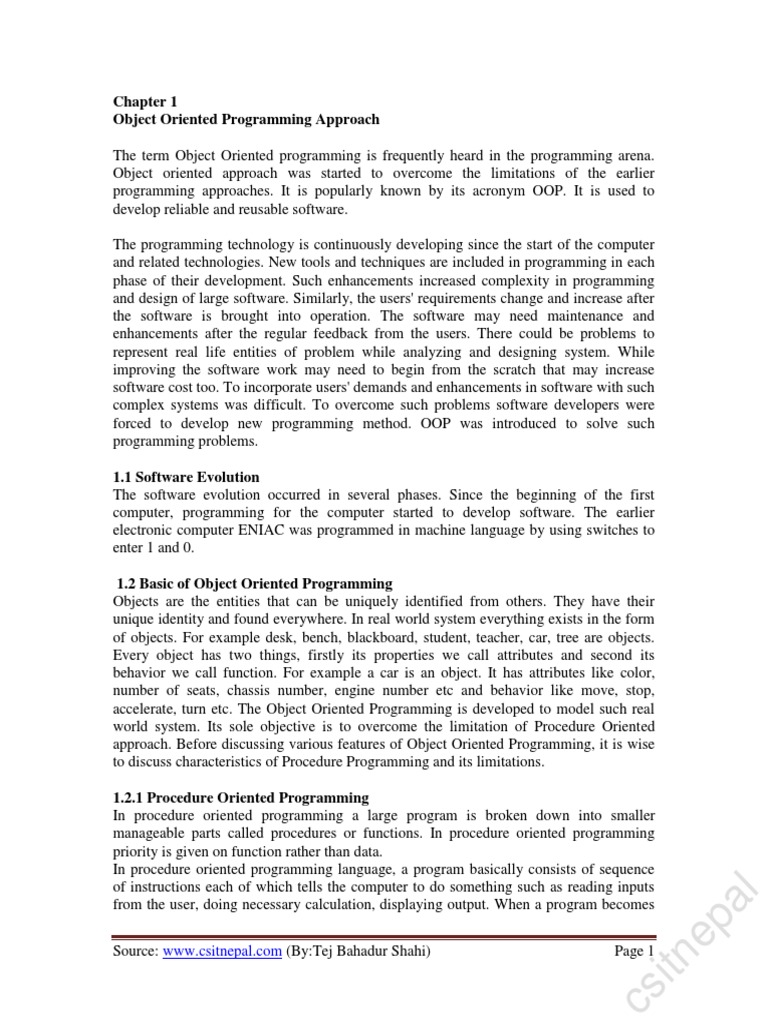 C++ Notes | PDF | Java (Programming Language) | Object Oriented Programming