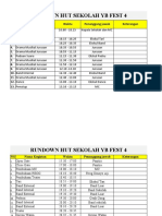 Rundown Acara Hut Yb Fest 4