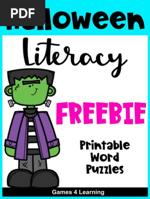 FreeHalloweenWordSearchandLiteracyPuzzle-2