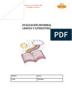 Evaluacion Informal 6° Basico