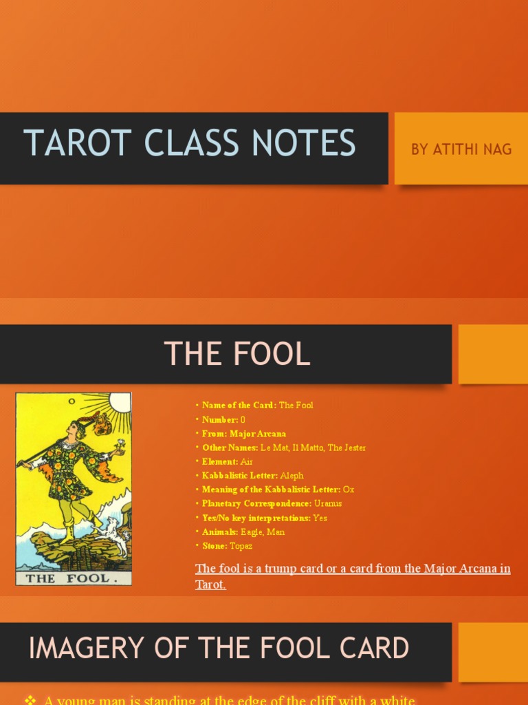 Atithi Tarot Notes Updated | PDF
