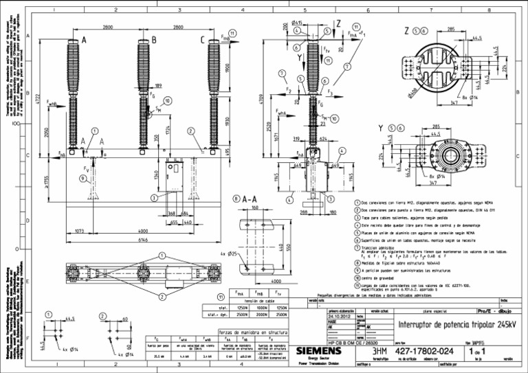 Siemens 3API FG Planos de Montaje | PDF