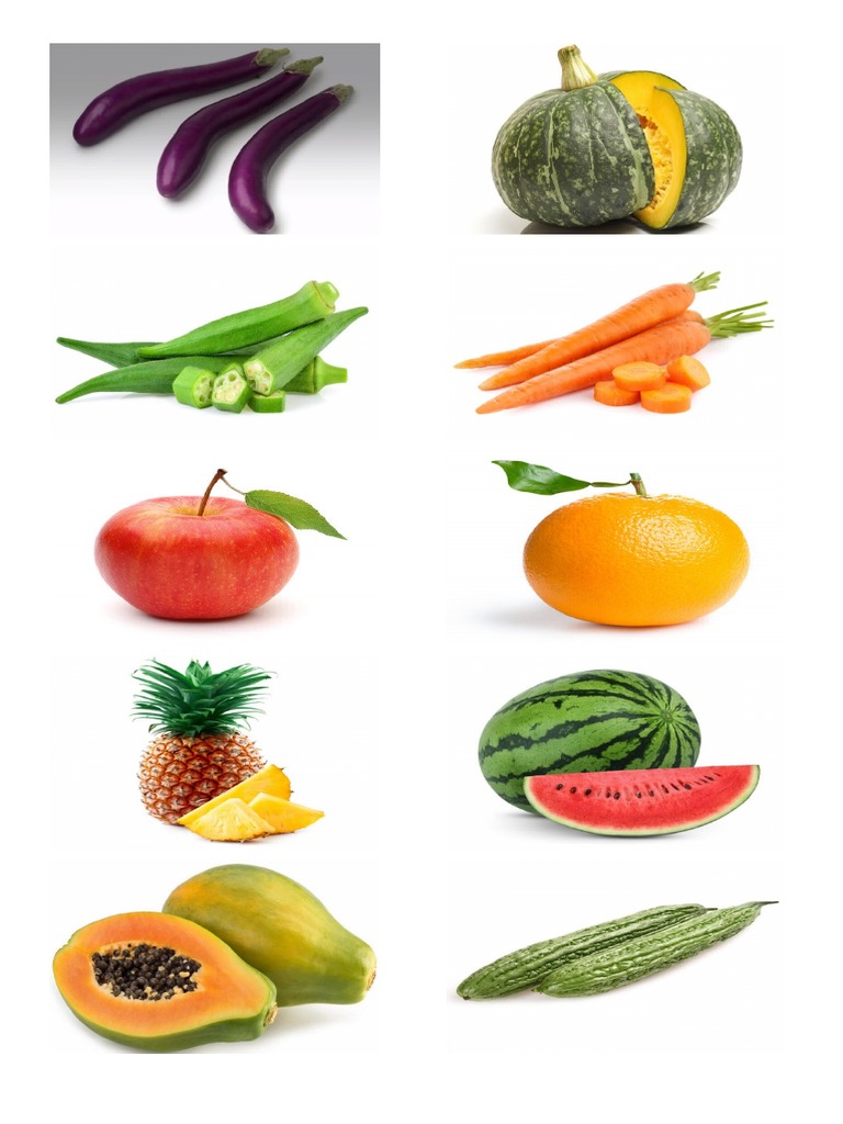 Fruits and Vegetables PDF