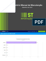 Relatorio Mensal de Manutenção Set 2022