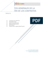 Módulo 6. Aspectos Generales de La Ejecución de Los Contratos