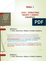 LPAC: Estructura, objeto y ámbito subjetivo de la Ley 39/2015