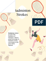Badminton Strokess