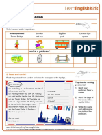 Writing Practice Postcard From London Worksheet