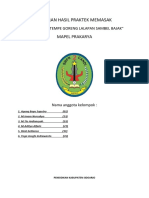 Laporan Praktikum Prakarya