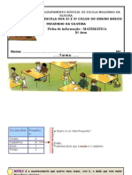 ESTATÍSTICA. Ficha de informação- Moda-Média.