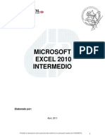 Excel 2010 Nivel Intermedio