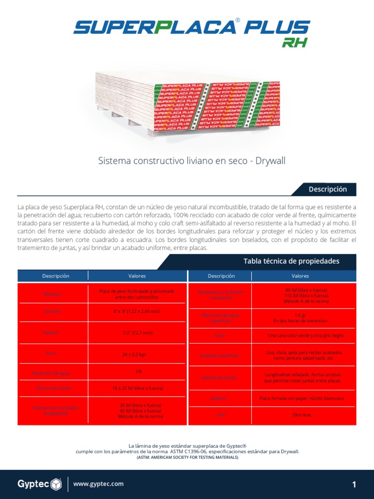 SP RH | PDF | Materiales | Materiales de construcción
