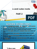 Part 2 CUBE AND CUBE ROOTS