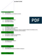 Calendário de Ações Sesmt