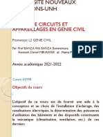 Cours de Circuits Et Appareillages en Génie Civil