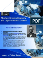Lincoln's Biography and Political Legacy