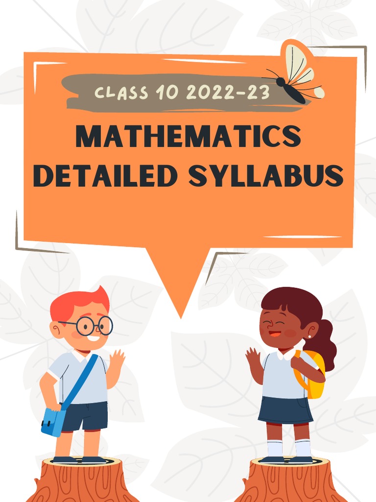 Maths 2022 23 Syllabus Pdf