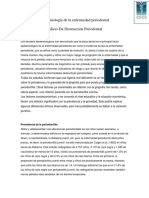 Epidemiología de la periodontitis: Índices de destrucción periodontal