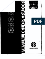 Manual Operador NH 4630 - 8030