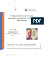 Antología Analisis de Necesidades de Intervención