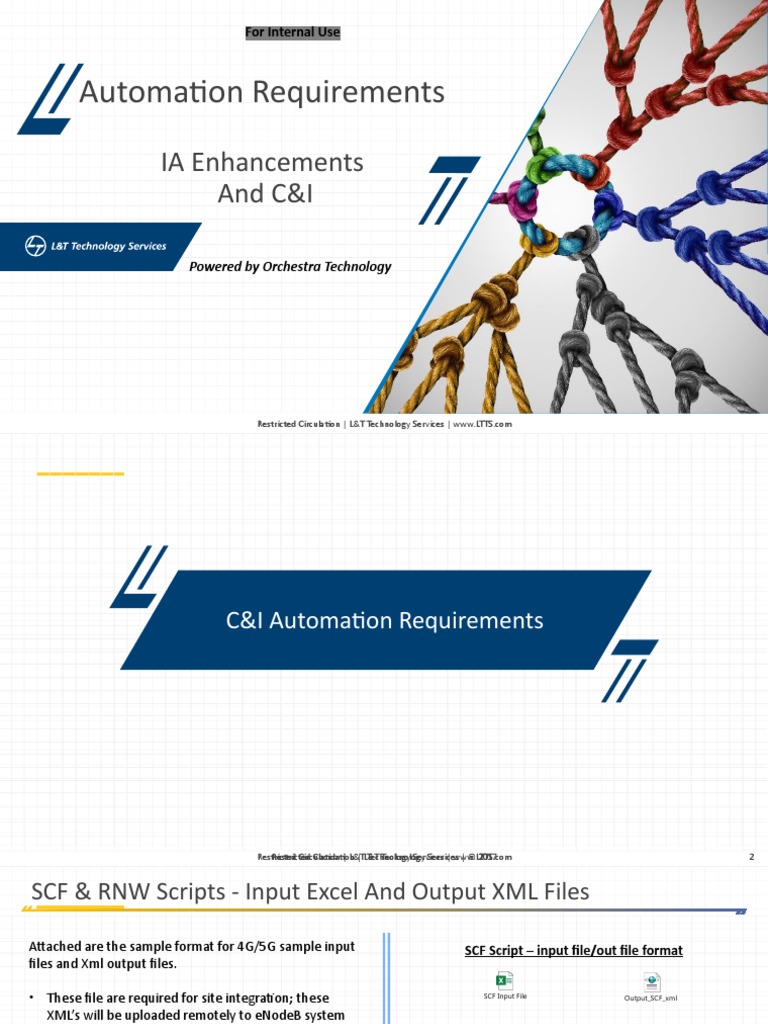 Automation Requirements IA Enhancements and CI Oct13 PDF