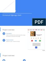Google UX Design Certificate - Portfolio Project 3 - Case Study Slide Deck (Template)