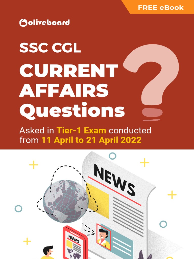 Current Affairs SSC CGL 2021 TIER 1 PDF