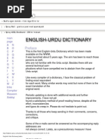 Download English Urdu Dictionary 1196 Pages by Syed Nadeem Fiaz SN60053047 doc pdf