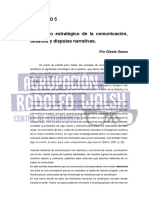 SASSO, El Sentido Estratégico de La Comunicación, Desafíos y Disputas Narrativas