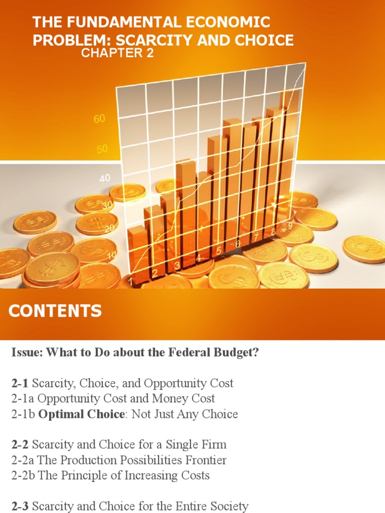 Chapter 2 The Fundamental Economic Problem Scarcity and Choice | PDF ...