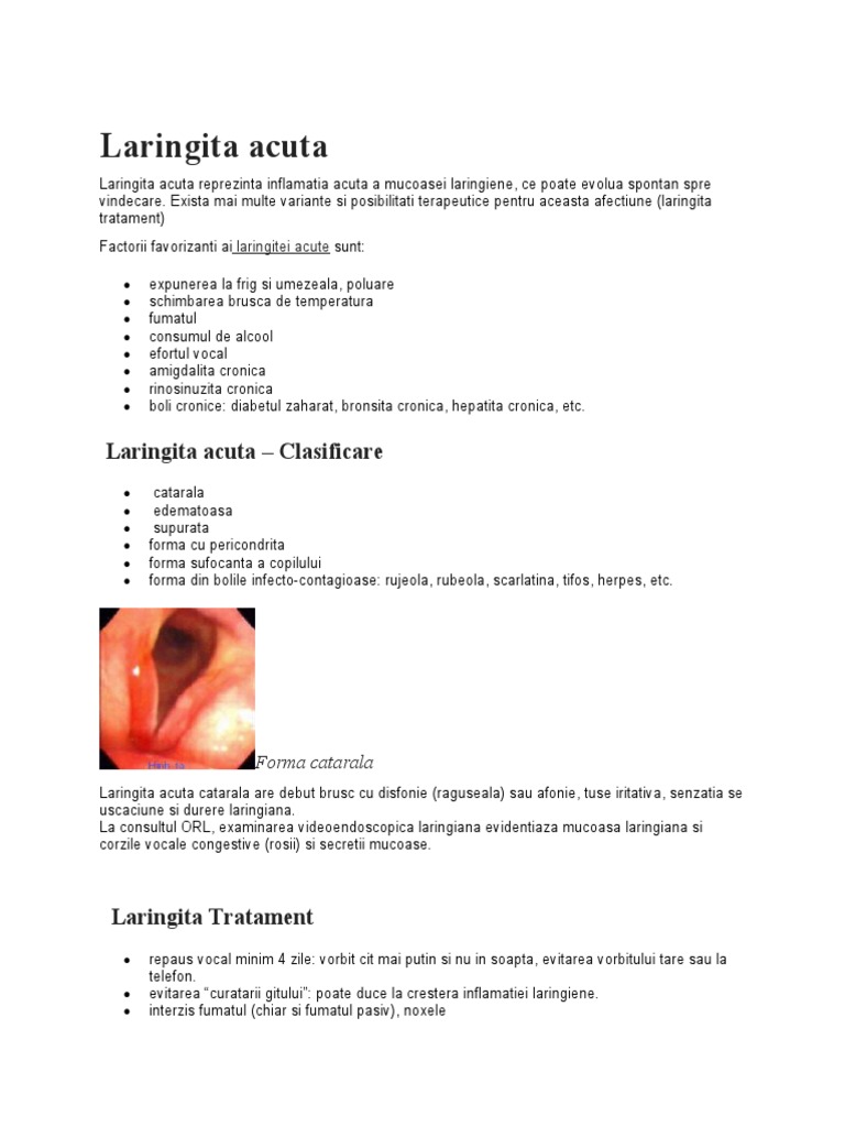 Laringita | PDF