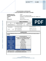 Acta de Entrega 23106 Instalación Nuevo Servicio SISTEMAS Y TELECOMUNICACIONES DEL CARIBE S.A.S - San Juan Del Cesar - COCOSIS10105769I