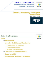 Unidad 2 - Clase 02 - Sistemas Distribuidos - Procesos y Paradigmas Distribuidos - 2022