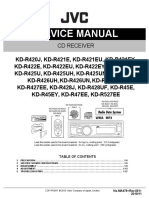 JVC KDR 420 J Service Manual
