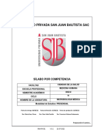 Sílabo Microbiología Médica 2022-Ii