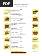 2010-2011 School Calendar | PDF | Observances | Holidays
