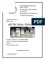 Informe#5 PH Hidrolisis