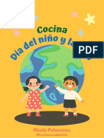 Recetario Agosto Día Del Niño y La Niña