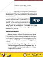 Assessment Strategies For Social Studies