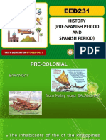 History Pre-Spanish and Spanish Period