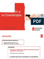 Introducción A La Cinesiterapia