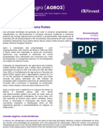 Brasilagro (Agro3) : Fazendas Que Dão Bons Frutos