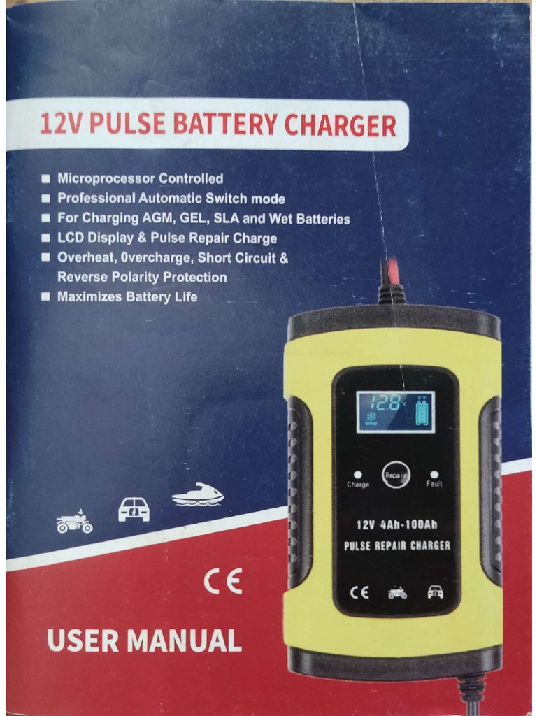 Manual Cargador de Baterías ZYXJ10 PDF