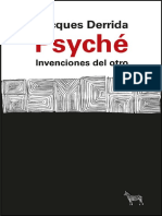 Derrida, Jacques - Psyché. Invenciones Del Otro