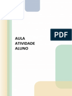 Aula Atividade Aluno